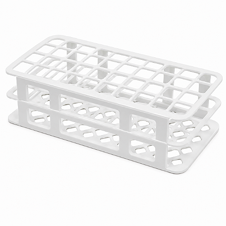 Estante para 40 Tubos de 20mm Branca Autoclavável WD2040