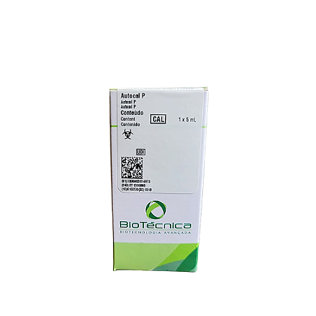 Calibrador Bioquímico Autocal P Biotécnica 1x5mL - Calibração Multiparâmetro