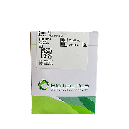 Kit Gama GT (GGT) Biotécnica 2x50mL - Método Cinético
