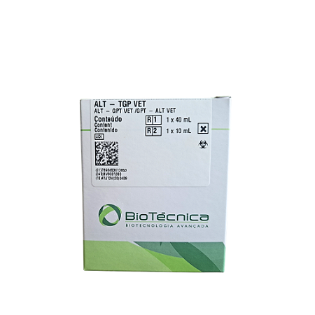 TGP (ALT) Veterinário Biotécnica 50mL – Método Cinético UV