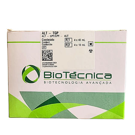 ALT - TGP Biotécnica 4x50mL Método Cinético UV (Alta Estabilidade)