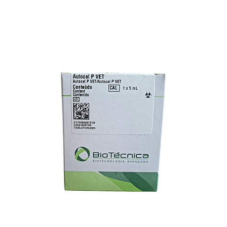 Calibrador Bioquímico Autocal P Veterinário Biotécnica 5mL