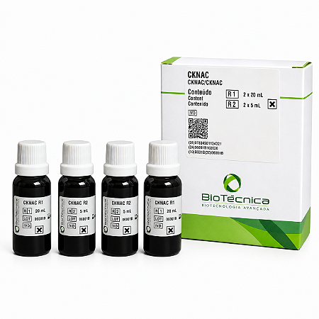 CK-NAC (CK Total) Biotécnica 2x25mL Cinético UV (Alta Estabilidade)