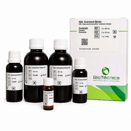 HDL Colesterol Direto Biotécnica 120mL – Método Automatizado (Sem Precipitação)