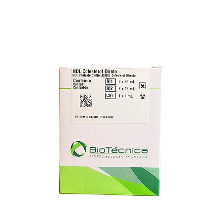HDL Colesterol Direto Biotécnica 120mL – Método Automatizado (Sem Precipitação)