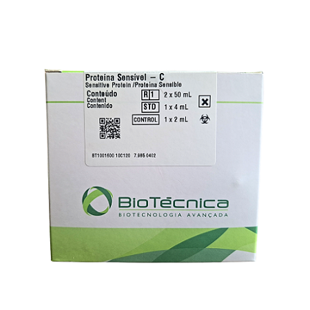 Proteína Sensível C Biotécnica 2x50mL (Urina e LCR - Pirogalol)