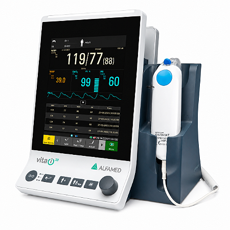 Monitor de Sinais Vitais VITA i20 SpO2 PNI Temperatura Infravermelho Alfamed