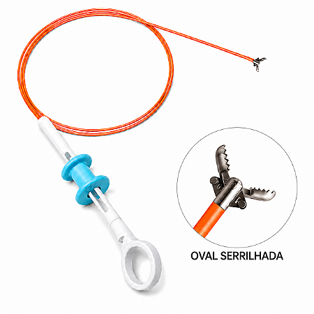 Pinça de Biópsia Descartável Revestida Micro Serrilhada 2.3mm x 230cm