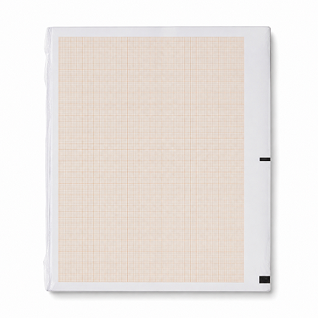 Papel para ECG 216mm x 280mm x 100 Folhas TITS para Dixtal EP-3