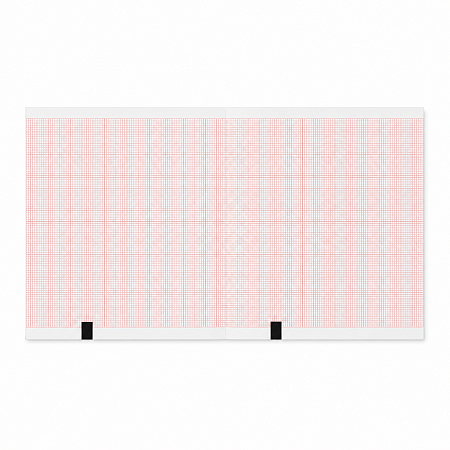 Papel para ECG 90mm x 90mm x 334 Folhas TITS para MAC 500