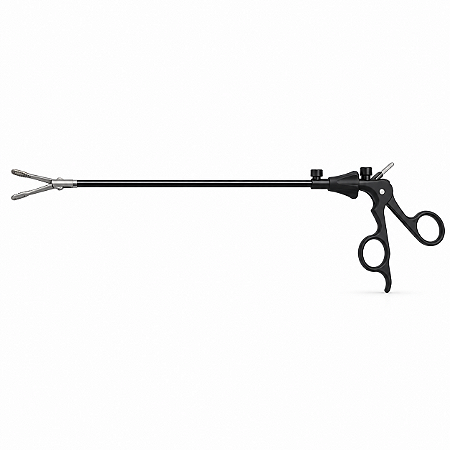 Pinça de Apreensão Atraumática 5mm x 360mm Dupla Ação