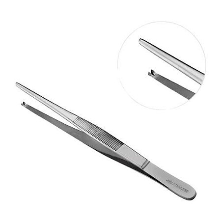 Pinça Anatômica Dente de Rato 18cm ABC