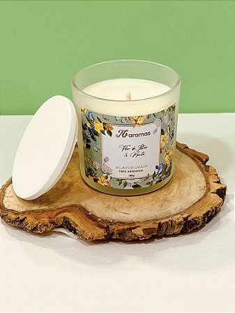 Vela Flor de Lotus & Menta