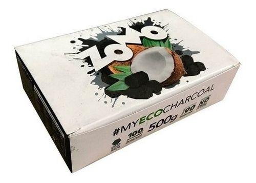 CARVÃO  DE COCO ZOMO 250 G