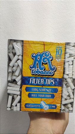 FILTRO HITOBACCO LONGO 10 BAGS COM 130 FILTROS 6X22MM