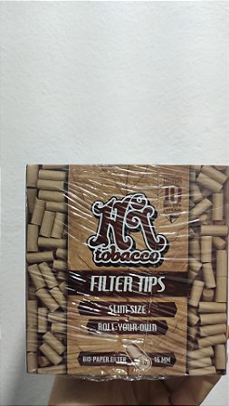 FILTRO HITOBACCO CLASSIC Biodegradável Slim Size 10 BAGS COM 130 FILTROS CADA