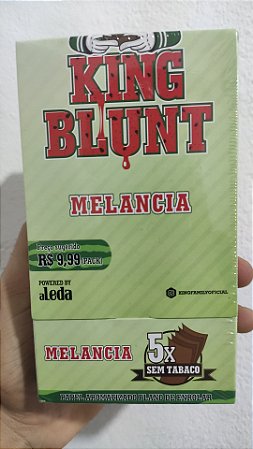 SEDA KING BLUNT SABOR   MELANCIA  CAIXA COM 25 UNIDADES