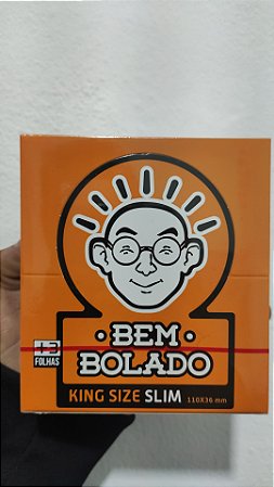 SEDA BEM BOLADO POP KING SIZE SLIM DISPLAY COM 50 LIVRETOS DE 35 FOLHAS