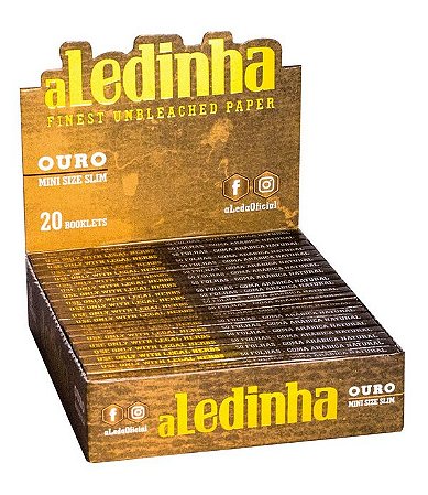 SEDA ALEDINHA OURO PEQUENA CAIXA COM 20 UNIDADES