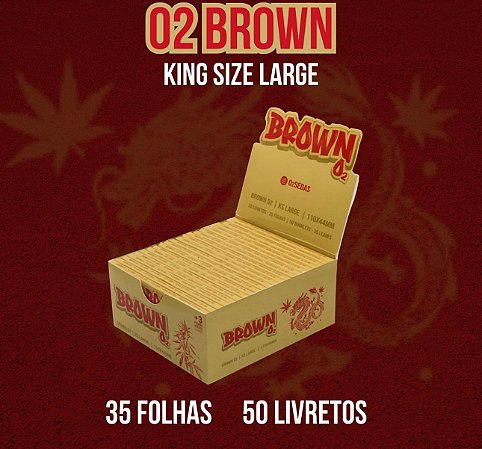 SEDA BROWN MARROM 02 CAIXA COM 50 LIVRETOS