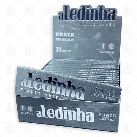 SEDA ALEDA PRATA PEQUENA DISPLAY COM 20 LIVRETOS