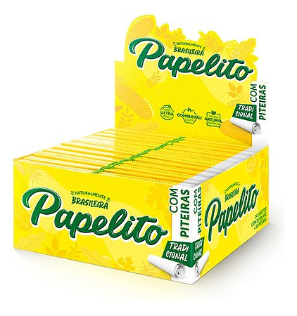 SEDA PAPELITO TRADICIONAL COM PITEIRA 36 SEDAS COM 36 PITEIRAS