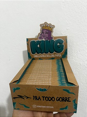 SEDA KING PAPER BROWN KING SIZE EMBALAGEM NOVA CAIXA COM 50