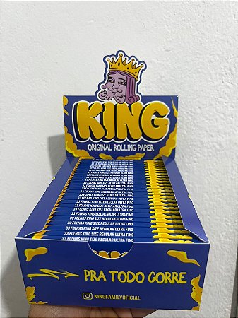 SEDA KING PAPER BRANCA  KING SIZE EMBALAGEM NOVA CAIXA COM 50