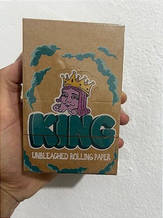 SEDA KING PAPER BROWN MARROM PEQUENA  EMBALAGEM NOVA CAIXA COM 25
