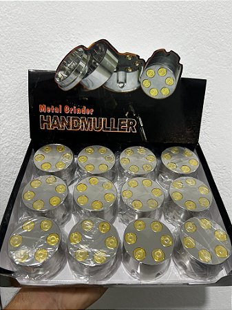 TRITURADOR METAL TAMBOR GRANDE 3 PARTES - VALOR DA UNIDADE