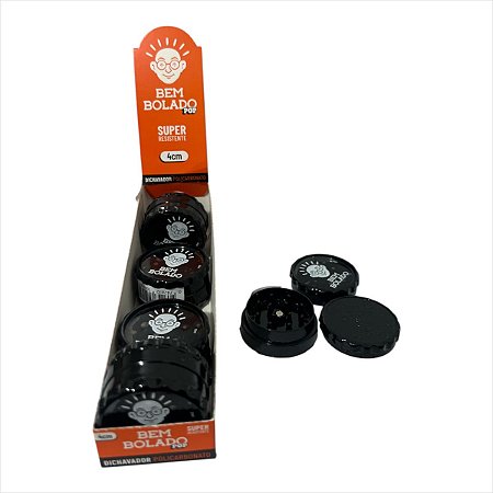 DESFIADOR BEM BOLADO POLICARBONATO 4 CM PRETO - DISPLAY COM 7 UNIDADES