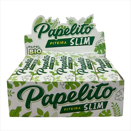 PITEIRA PAPELITO SLIM DISPLAY COM 25 LIVRETOS DE 36 FOLHAS