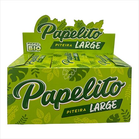 PITEIRA PAPELITO LARGUE  DISPLAY COM 24 LIVRETOS DE 36 FOLHAS