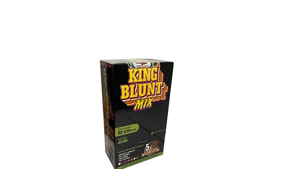KING BLUNT MIX  1 CAIXA COM 25 LIVRETOS X 5 FOLHAS