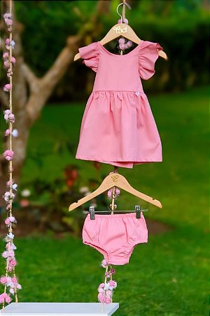 Vestido Taci Gales Baby Rosa