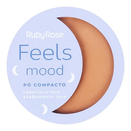 Pó Compacto Mood Textura Aveludada - Cor PC18 - Ruby Rose
