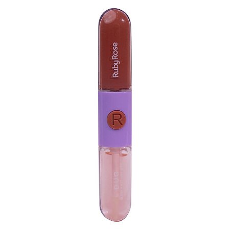 Batom & Gloss Duo Mood - LD08 - Ruby Rose
