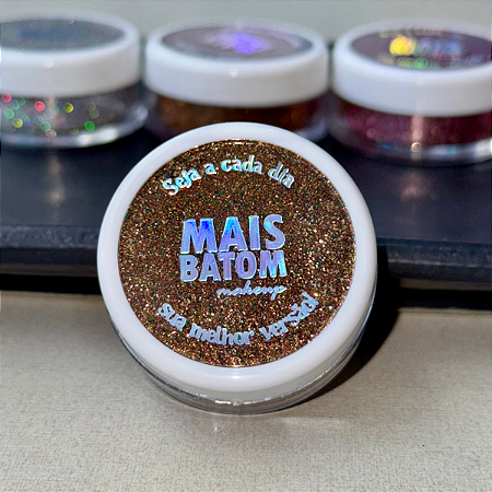 Glitter em Pó Solto - Cor Batalhadora - Mais Batom