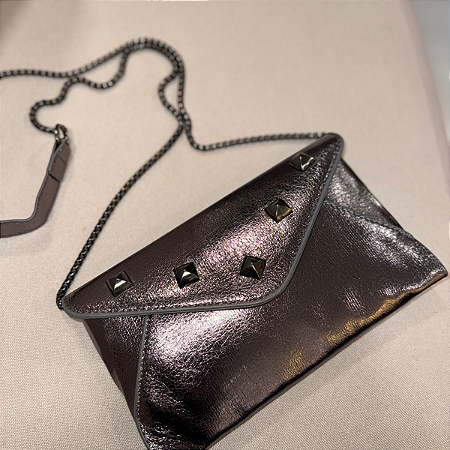 Bolsa Carteira Alice Cor: Chumbo