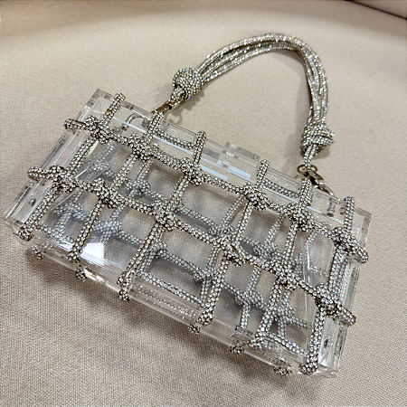 Clutch Transparente Cor: Transparente