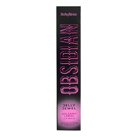 Lip Balm Jelly Jewel Obsidian - Cor Onix - Ruby Rose