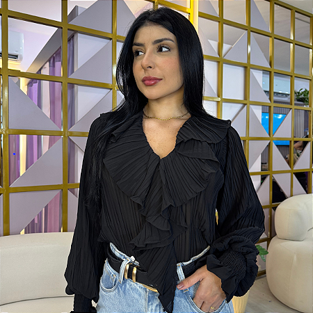 Camisa Babados Boho