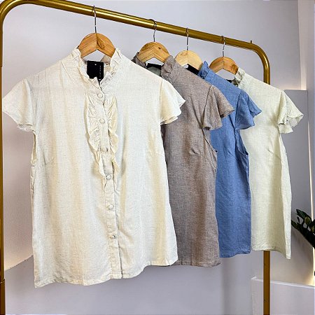 Camisa Social de Linho Geisa