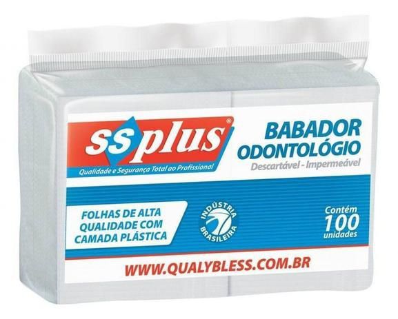 Babador Odontologico Pct C/100 - Ss Plus
