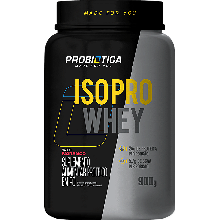 Whey isolado Probiotica ISO PRO 900g