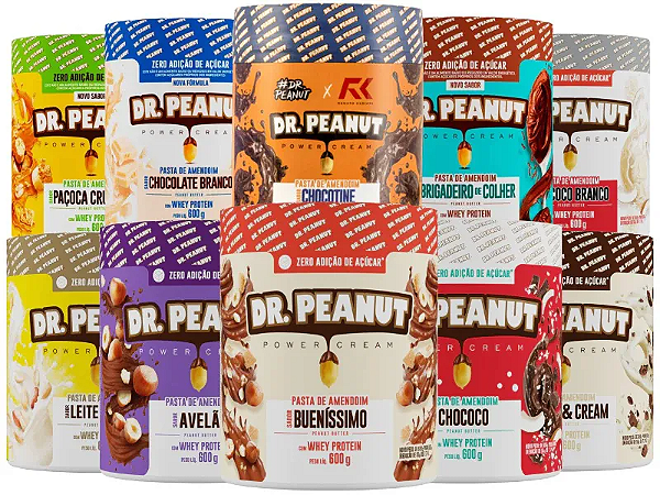 Pasta de Amendoim Dr Peanut 600g - Grow Up Suplementos