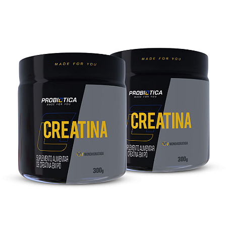 COMBO 2X CREATINA 300G 100% PURA - PROBIOTICA