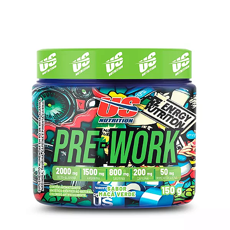 Pre treino US Nutrition 150g