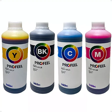4 Litros Tinta Inktec Profeel Para Epson  L355 L365 L375 L395 L3150 L3250