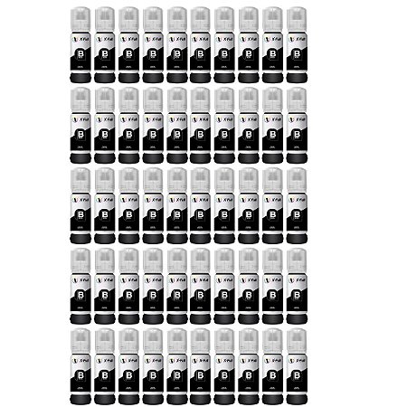 50 Frascos Tinta Compatível Xfull cor Preta P  Epson L3250 L3150 L3210 L3110 L5190